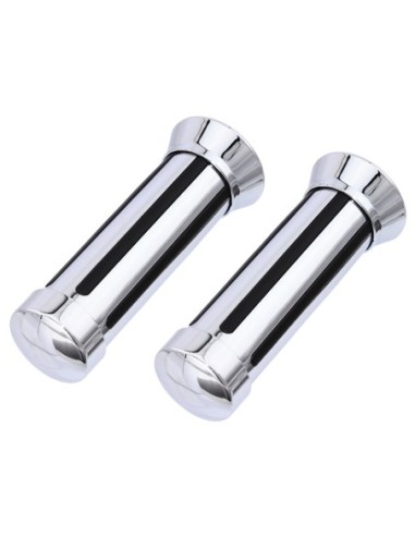 Grips 7/8 long 135mm Lines 88m Black/Chrome Eagle.